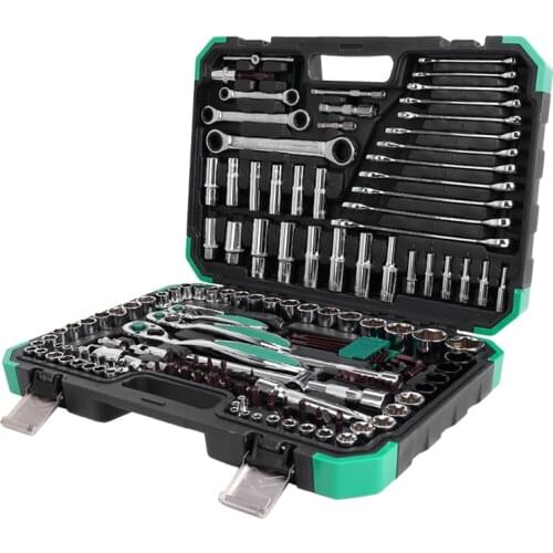 Hand Tool Sets for Car Repair Ratchet Spanner Socket Wrench Set Professional Bicycle Auto Repair Tool Kits 46/82/94/121/151 Pcs