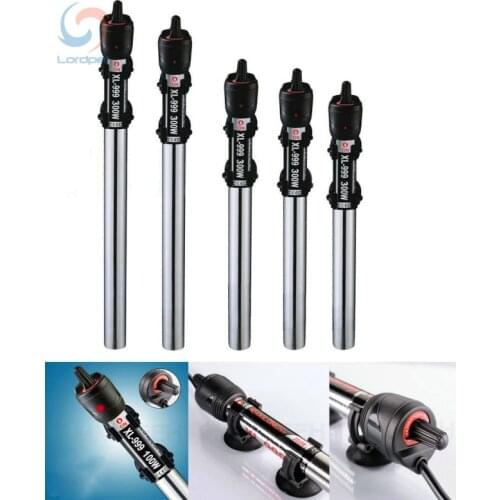 Aquarium Stainless Steel Heater Anti-Explosion Submersible Adjustable Accessories Fish Tank Temperature Control