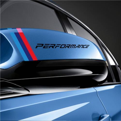 2X New Style Rearview Mirror Stickers Decoration For bmw e90 e46 f30 f10 f07 f34 x1 x3 x4 x5 e70 f15 x6 f16 M3 M5 Car Styling