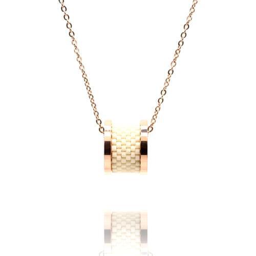 FAIRYWOO Miyuki Necklace Handmade Jewelry Best Friend Necklace Iced Out Pendant Necklace Hip Hop Jewelry Friendship Wholesale