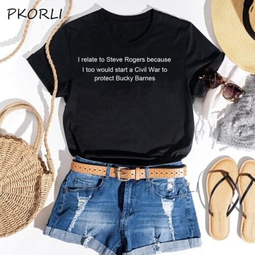 PKORLI Women's Loose T-Shirts