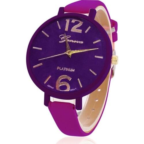 Luxury Wrist Watches Fashionable casual women Quartz Watch Small strap Big Dial Women Wathes Ladies watch relogio feminino