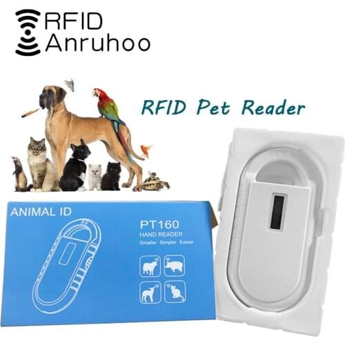 Handheld Rfid Pet Tag Smart 134.2Khz Microchip Reader Fdx-B Token Rechargeable Transponder Iso11784/5 Animal Badge Scanner