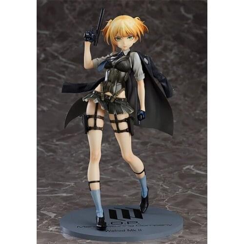 Goods In Stock Welrod Mk.2 1/7 Anime Figure Models Pvc Toys Series Anime Figure Girls' Frontline Figurine Models Periphery Toy