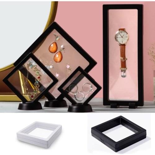 Creative Transparent Earring Storage Box Display Box Sample Case For Pendant Necklace Bracelet Ring Jewelry Pin New Design