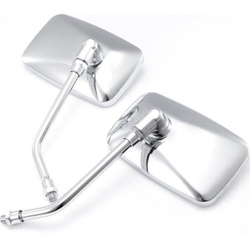 10mm 8mm universal motorcycle side mirrors for yamaha suzuki kawasaki honda motorbike rearview mirror moto chrome