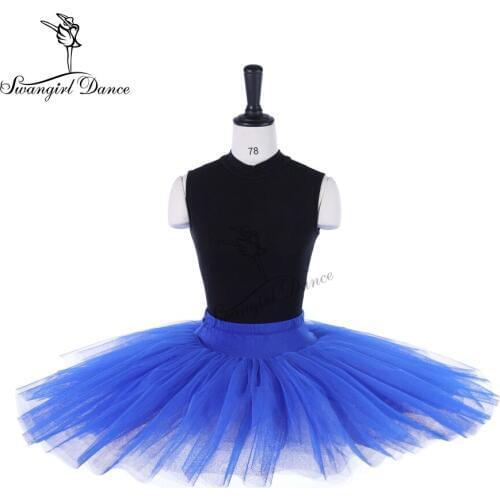 Women royal blue Professional Half Ballet Tutu Rehearsal Dance Tutu Girls BT8923