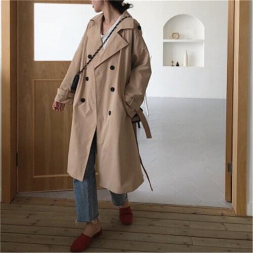 Women Blend Coat Women Windbreaker Autumn Long Sleeve Winter Jacket Women Coat Patchwork Ropa Mujer Outwear Clothes 35