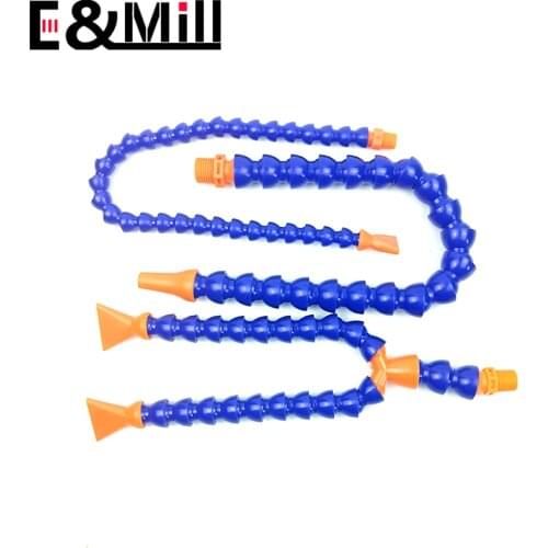 1/4 3/8 1/2 PT Oil Coolant Pipes 300/400/500/600/700mm Round Nozzle Flat nozzle Y-pipe Plastic Flexible Water Oil Coolant Pipes