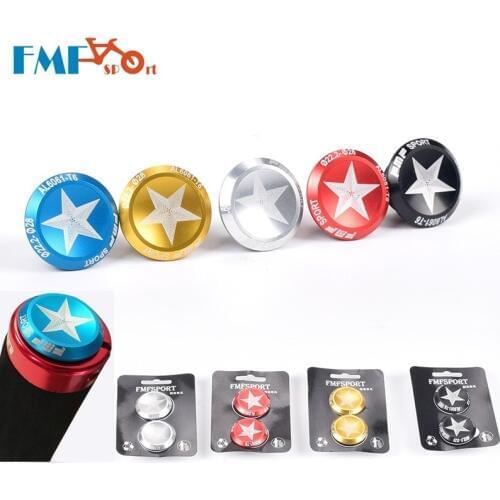 1 Pair Bicycle Bike Handlebar Grips Cap MTB Mountain Bicycle Road Folding Bike Handle Cover Cycling Handlebar Parts FMF