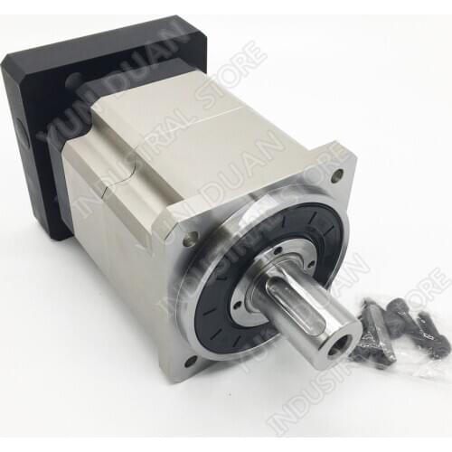10:1 Helical Planetary 3Arcmin Gearbox Reducer 10 Ratio 22mm Input for NEMA52 120mm 130mm 1KW 2KW 3KW AC Servo Motor Robot CNC
