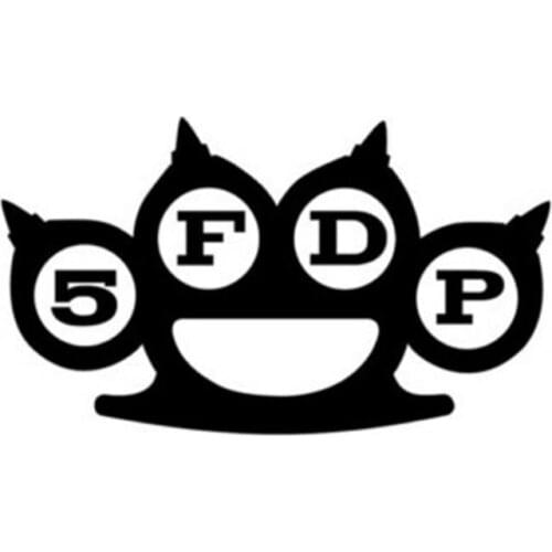 10,8X6,3 CM Fünf Finger Death Persönlichkeit Vinyl Aufkleber Aufkleber Auto Zubehör