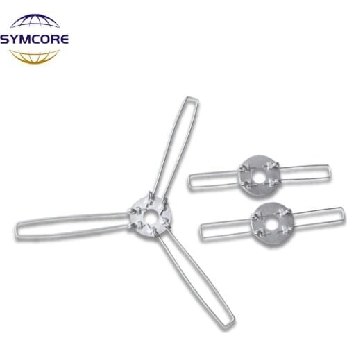 10pcs 2-forks, 3-forks Galvanized Fixing Spring Clip Spring Buckle For Fixing Lampshade Shrapnel DIY For Pandent Lamps