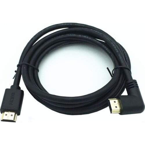 4K*2K 60HZ 2.0 HDMI-compatible Down & Up & Left & Right Angled 90 degree Male HD extension Cable HDMI-compatible 2.0angle cable