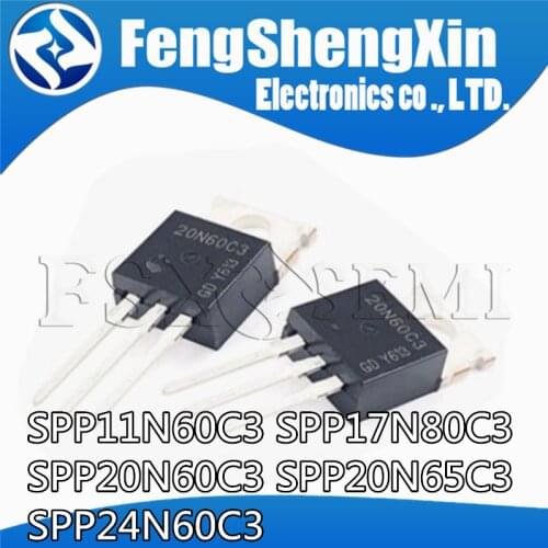 5pcs/lot SPP20N60C3 20N60C3 TO-220 Power Transistor MOS