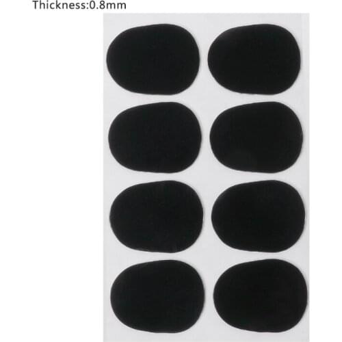 8pcs Treble/Alto/Tenor Sax Clarinet Mouthpiece Patches Pads Cushions 0.5mm 0.8mm D5QD