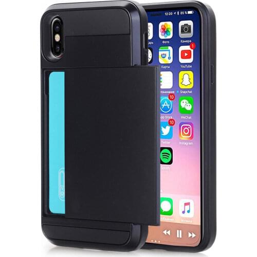 Olhveitra Case For iPhone 11 Pro 7 8 6 6S Plus 5S 5 SE Cases Armor Case For iPhone 11 Pro Max XR X XS MAX Card Holder Funda Capa