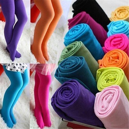 2019 New Arrival Girls Kids Tights Lot Color Pantyhose Stockings Soft Stretch Velvet Ballet 76U8