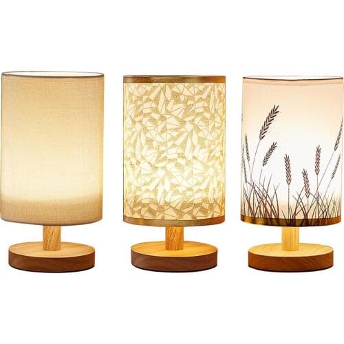 USB Charging Table Night Light Warm White Nordic Style LED Desk Lamp Warm Table Light For Hotel Bedroom Living Room Office