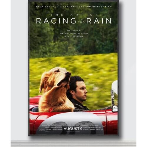 NJ009 The Art of Racing in the Rain Movie Silk Posters and Prints wall art Art Poster Home Decor