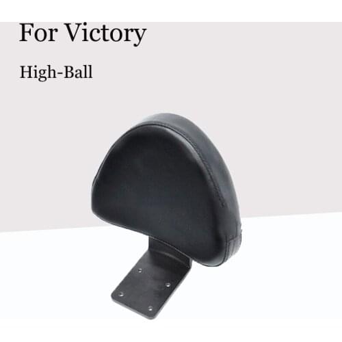 For Victory High-Ball Vegas Boardwalk Kingpin Gunner Judge New Motorcycle Rear Backrest Black Seat Sissy Passenger Foot Pegs