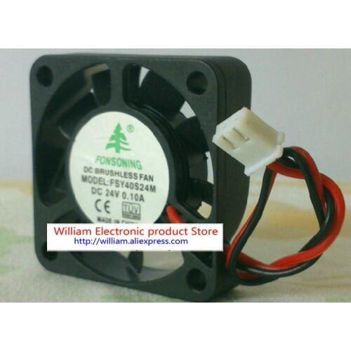 New original FONSONING 4cm 24v 4010 24v 0.1a fsy40s24m kde2404pfvx cooling fan