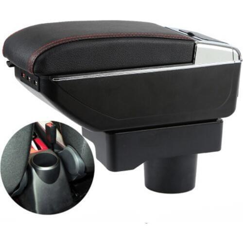 For FAW Ou Lang Original armrest box OLEY chargeable Move back and forth Punch-free central storage box Car accessories usb