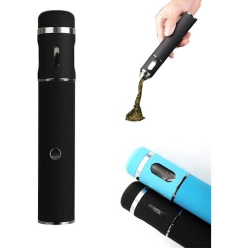 2021 New Handheld Electric Grinder Pen With USB Rechargeable Built-In Metal Blades Herb Tobacco Grinder Weed Accessories