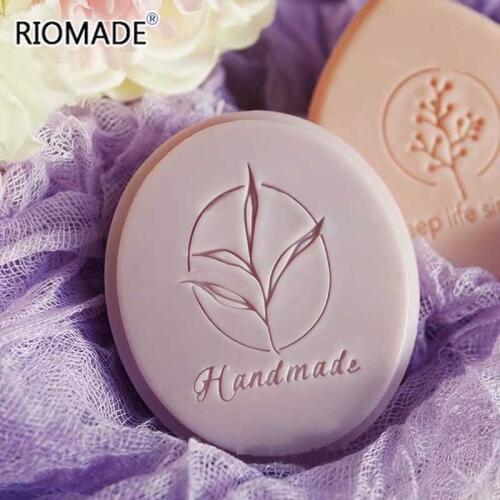 Soap Stamp Handmade Natural Transparent Custom Stamps For Making Soap Chapter With Handle Acrylic Seal Z0574HM