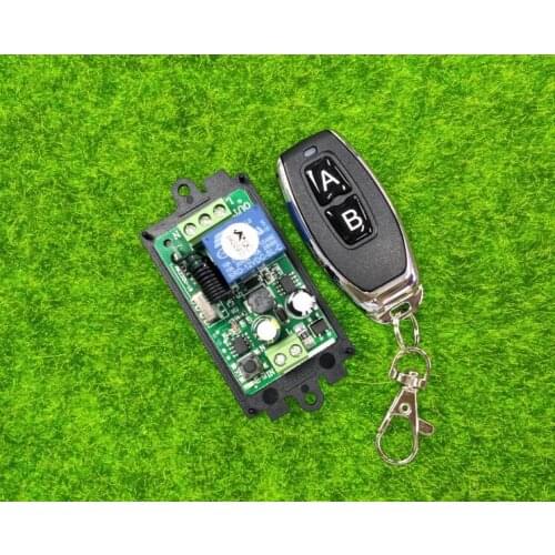 Universal 433mhz AC85v 110v 120v 220v 240v 1 ch RF wireless remote control switch receiver transmitter