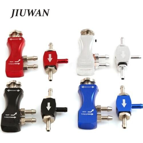 1 Set Universal Red & Blue & Black & White Car Adjustable Manual Turbo Boost Valve Controller Vehicle Regulating Acceaaories Kit
