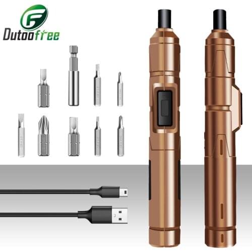USB Cordless Recharge Electric Screwdriver 4V Multifunctional Screwdriver For Household Mobile Phone Furniture Electrical Repair