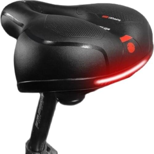 YAFEE Yafeng bicycle seat new big butt saddle bicycle seat riding equipment accessories shock absorber spring reflective sticker