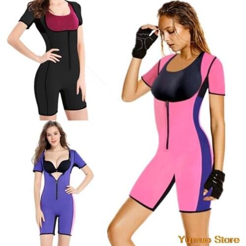 Womenslimming sheathbodysuit neoprene butt lifter flat stomach sauna suit curve shaper waist trainer strap leg shapewear girdles