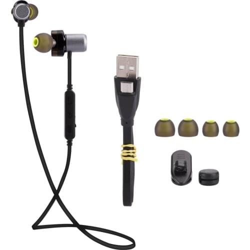X680BL Mini Metal Bluetooth Earphone Dual Moving-Coil Waterproof In-Ear Sports Headset Quad-Core Drive Unit Dual Track Stereo