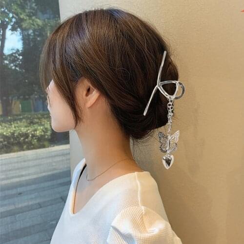 New Women Elegant Gold Silver Hollow Geometric Metal Hair Claw Vintage Hair Clip Headband Hairpin Fashion Hair Accessories Gift