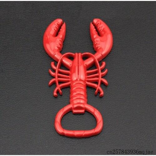 100pcs Lobster Shaped Bottle Opener Lobster Wine Beer Bottle Openers Beverage Bottle Opening Tools