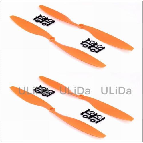 2 Pairs/4cs 10x4.5" 1045 1045R Counter Rotating Propeller For MultiCoptor Quadricopter