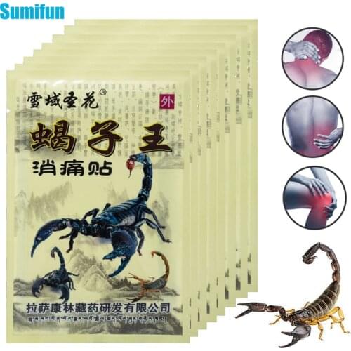 40/80pcs Scorpion Venom Medical Plaster Rheumatoid Arthritis Joint Pain Relieving Patch Back Shoulder Knee Ache Stickers C1494