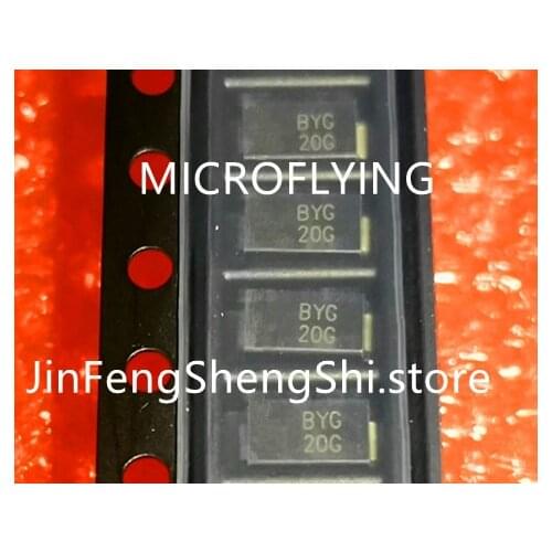 50PCS NEW BYG20G BYG2OG BYG-20G BYG20 BYG20G-E3 20G SMA