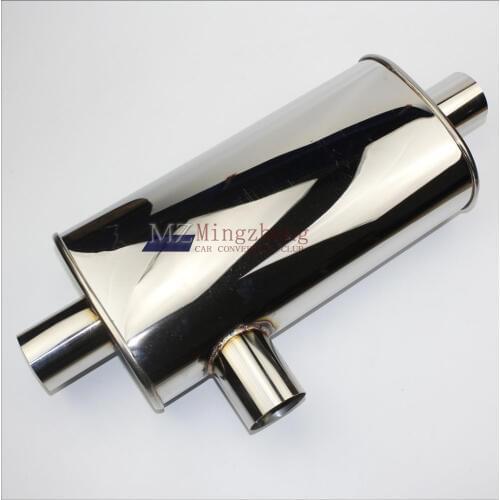 Car accessories tuning racing sound exhaust 2 2.5 3 inch caliber selection 304 stainless steel material muffler