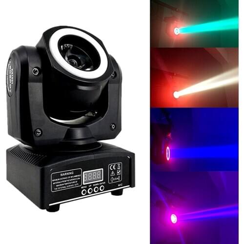 DJ Lighting Mini Moving Head 60W Beam Stage Led Light With 12LED SMD5050 RGB Super Bright LED Strobe Spot Light Dmx Control