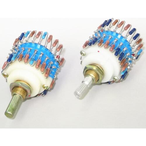 Dale 23 Step Attenuator Stero Volume potentiometer 2X 50K