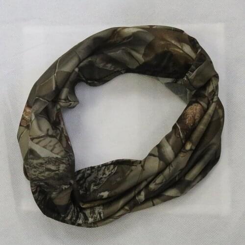 Men Hunting Neck Gaiter Camouflage UPF30+ Men Face Mask Hunting Running Cycling Ski Bandana Sun Mask One Size