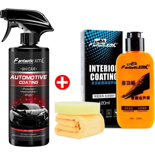 Car Ceramic Coating 500ML liquid glass for auto car wax paint car polish cleaning spray paint polish for plastic ceramic for car