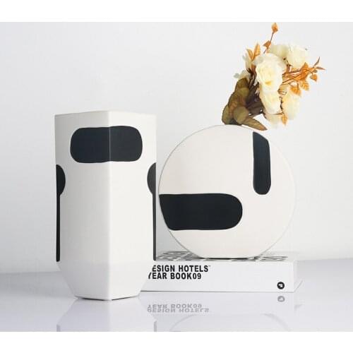 Creative Nordic Modern Pure Handmade Color Contrast Home Decoration Studio Desktop Display Vase Light Luxury