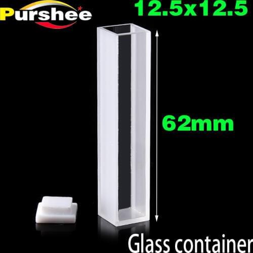 Square glass container(12.5x12.5x62mm)
