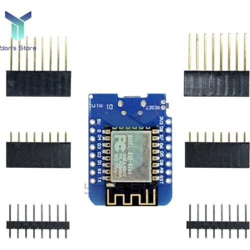 WeMos D1 MINI ESP8266 ESP-12F WIFI Development Board CH340 CH340G NodeMCU Lua IOT Board 3.3V With Pins Bluetooth Module