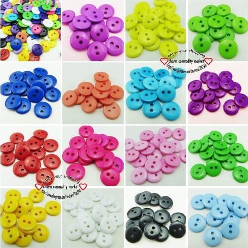 100PCS 11.5MM mixed/Single Fruit color RESIN buttons coat boots sewing clothes accessories R-262