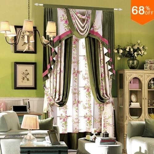 THE HIGH PRIESTESS Luxury Pontiff Green curtains for living rooms Bedroom curtain The Ancient Royal curtain window curtains